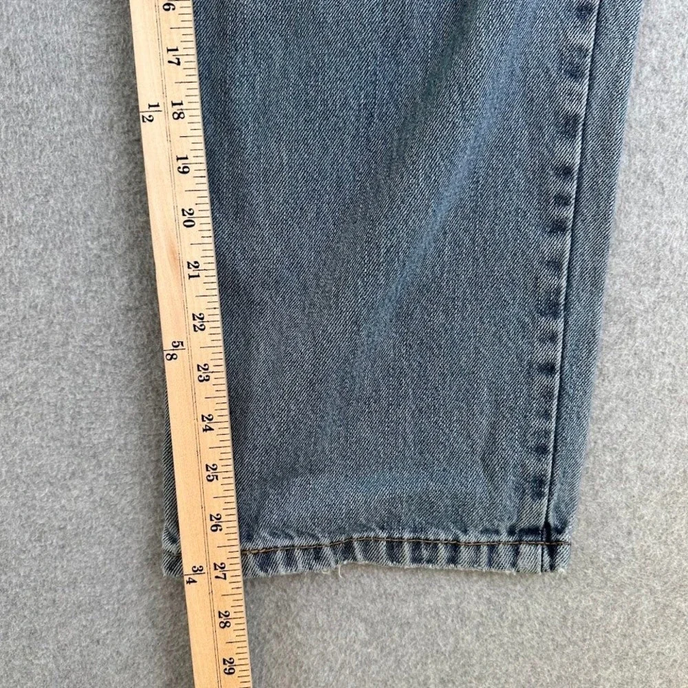 Levis 550 Mens Jeans Size 38x29 Relaxed‎ Fit Light Wash Denim Distressed Faded